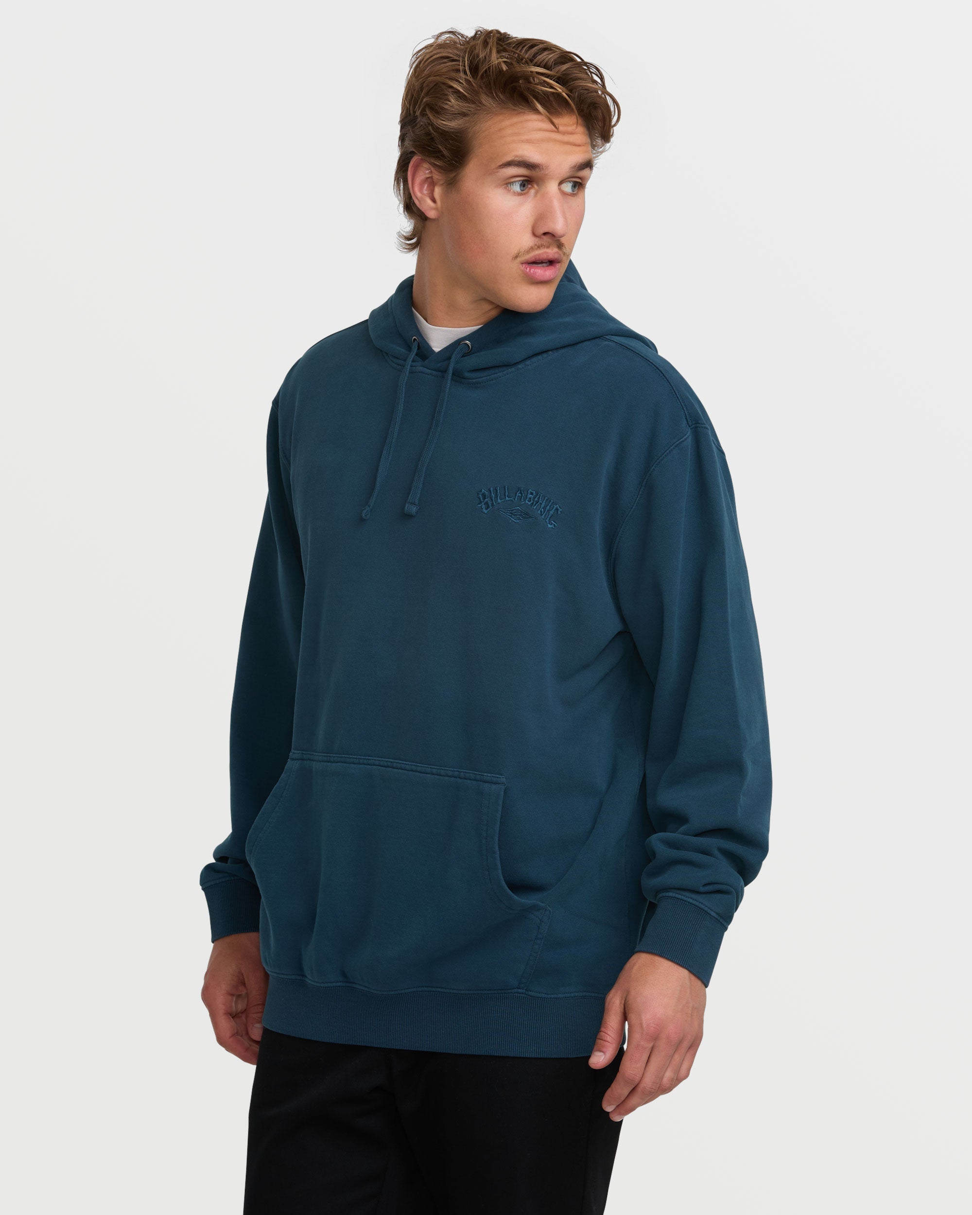 Wave Washed Pullover Sweatshirt - Midnight - Image 4