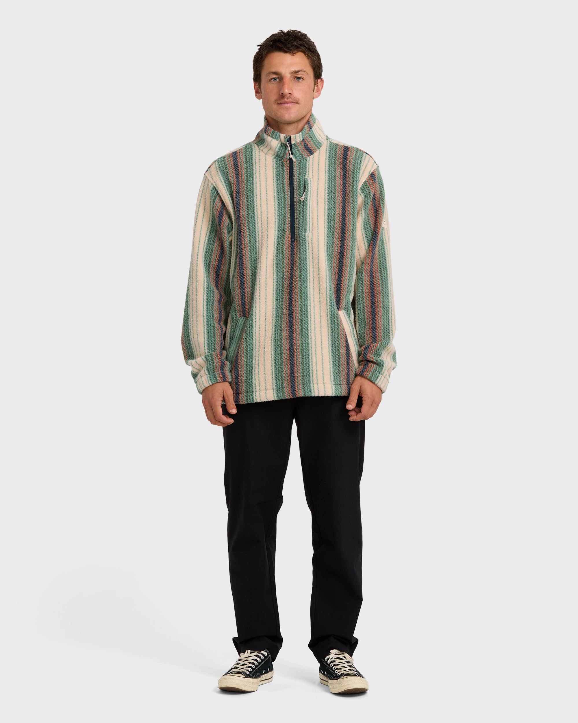 Boundary Mock Sweatshirt - Bone - Image 3