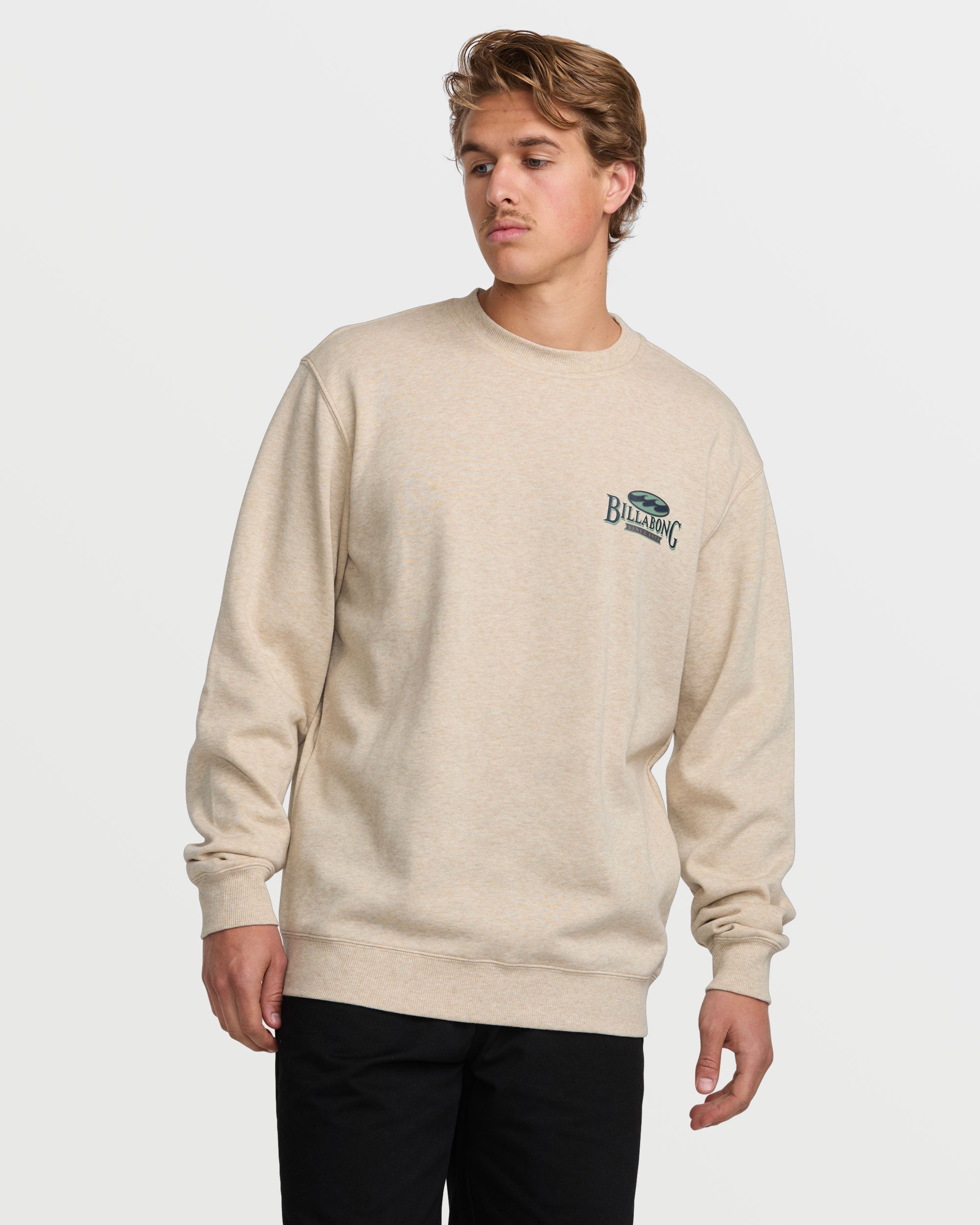 Short Sands Crew Sweatshirt - Oatmeal Heather - Image 2