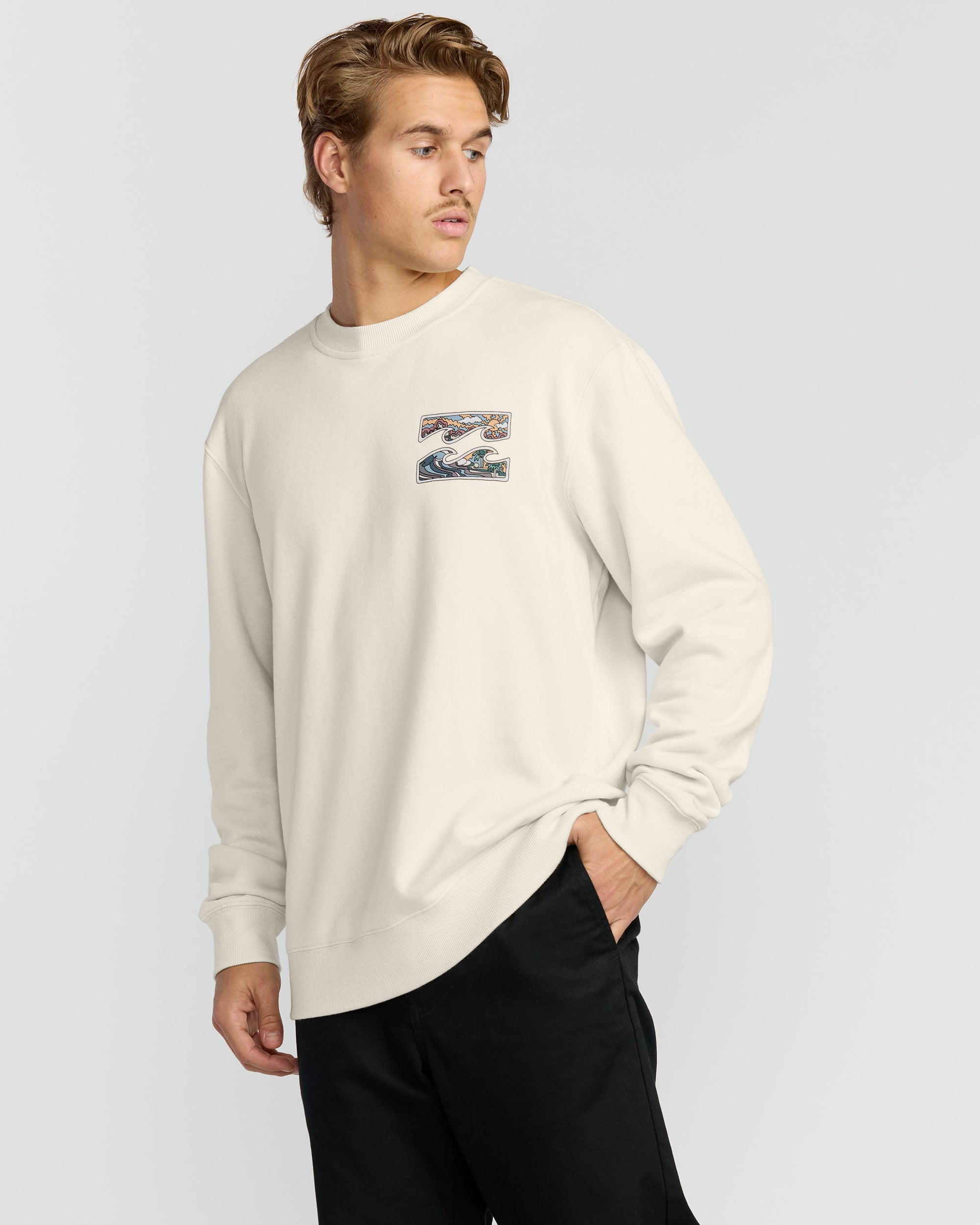 Short Sands Crewneck Sweatshirt - Off White - Image 3