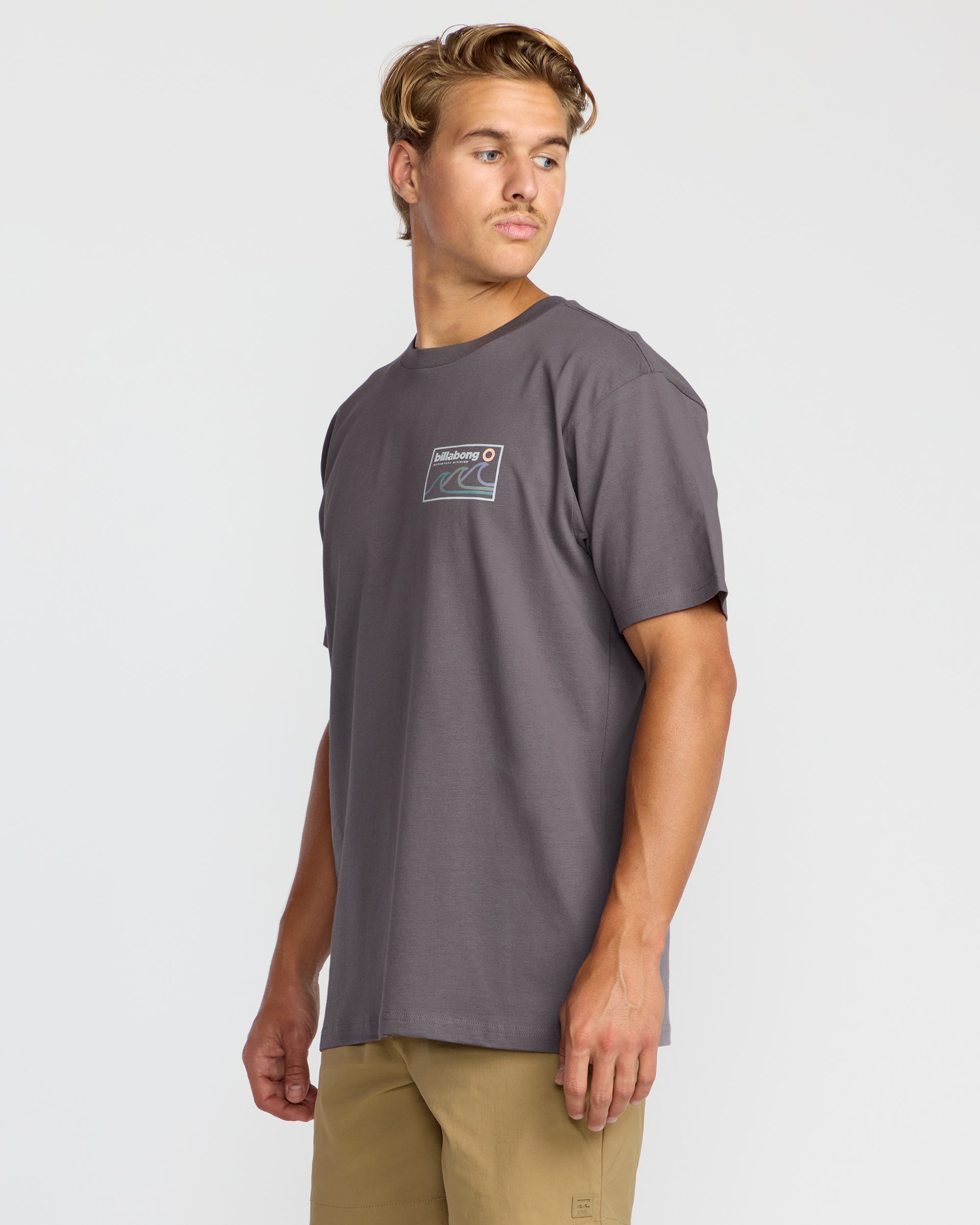 Range A/Div Short Sleeve T-Shirt - Grey Violet - Image 4