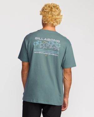 Coastal Range A/Div Short Sleeve T-Shirt - Sea Blue