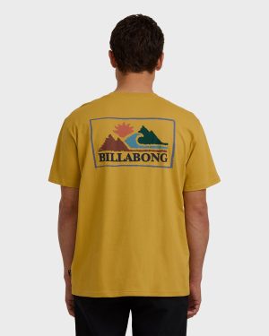 A/Div Range Short Sleeve T-Shirt - Mustard