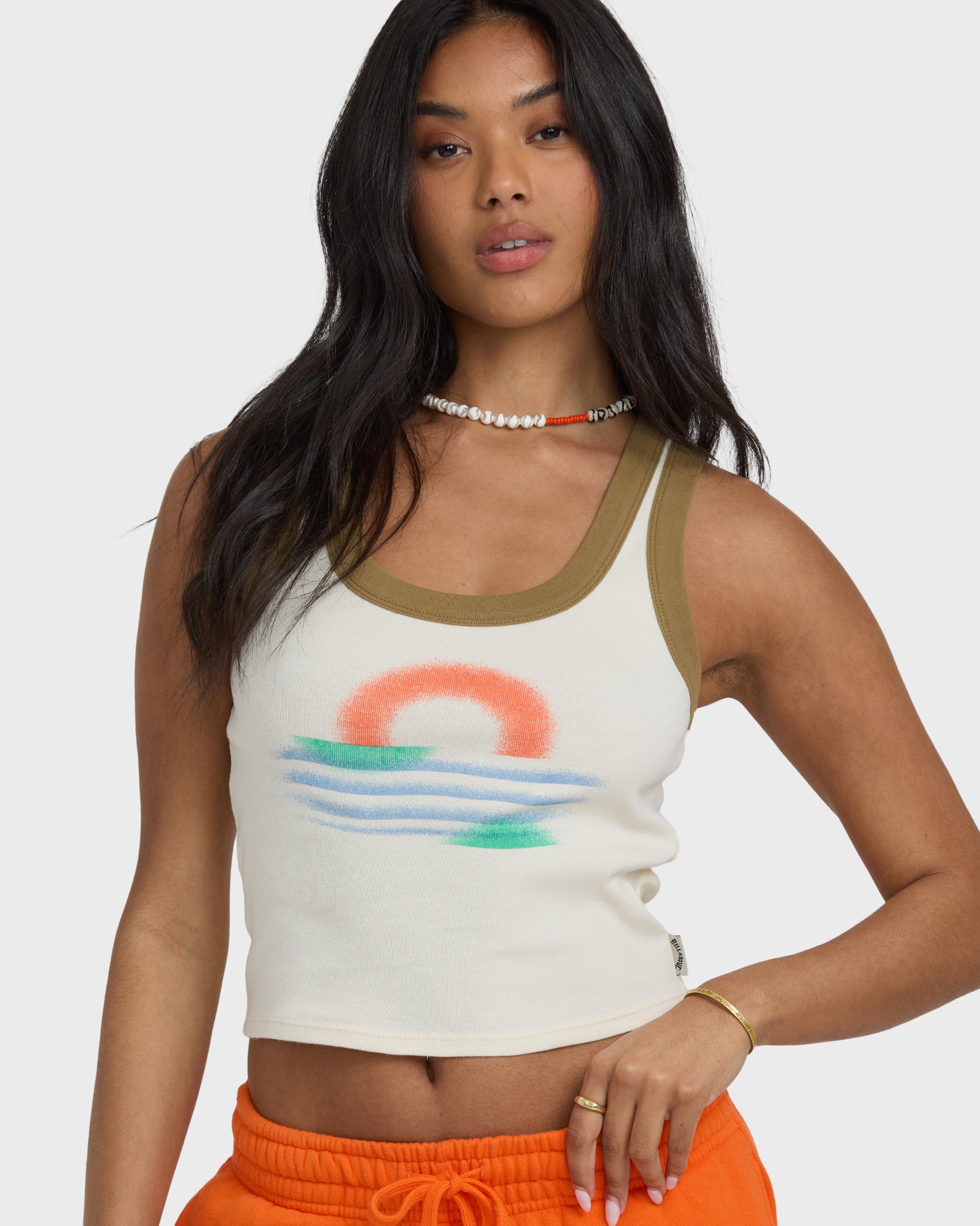 Schuyler Ringer Tank T-Shirt - Whitecap - Image 2