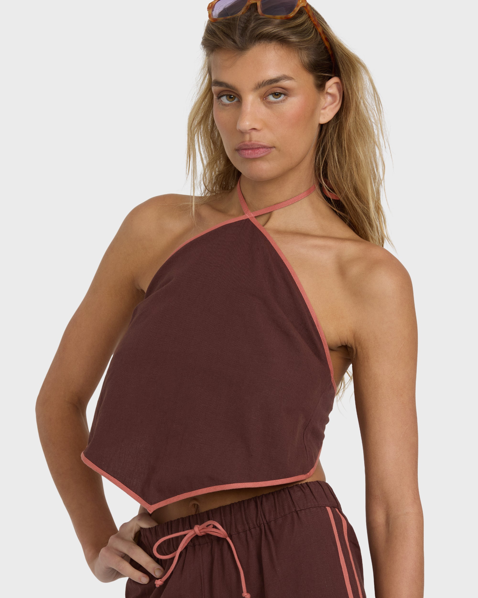 Double Take Halter - Teak - Image 3