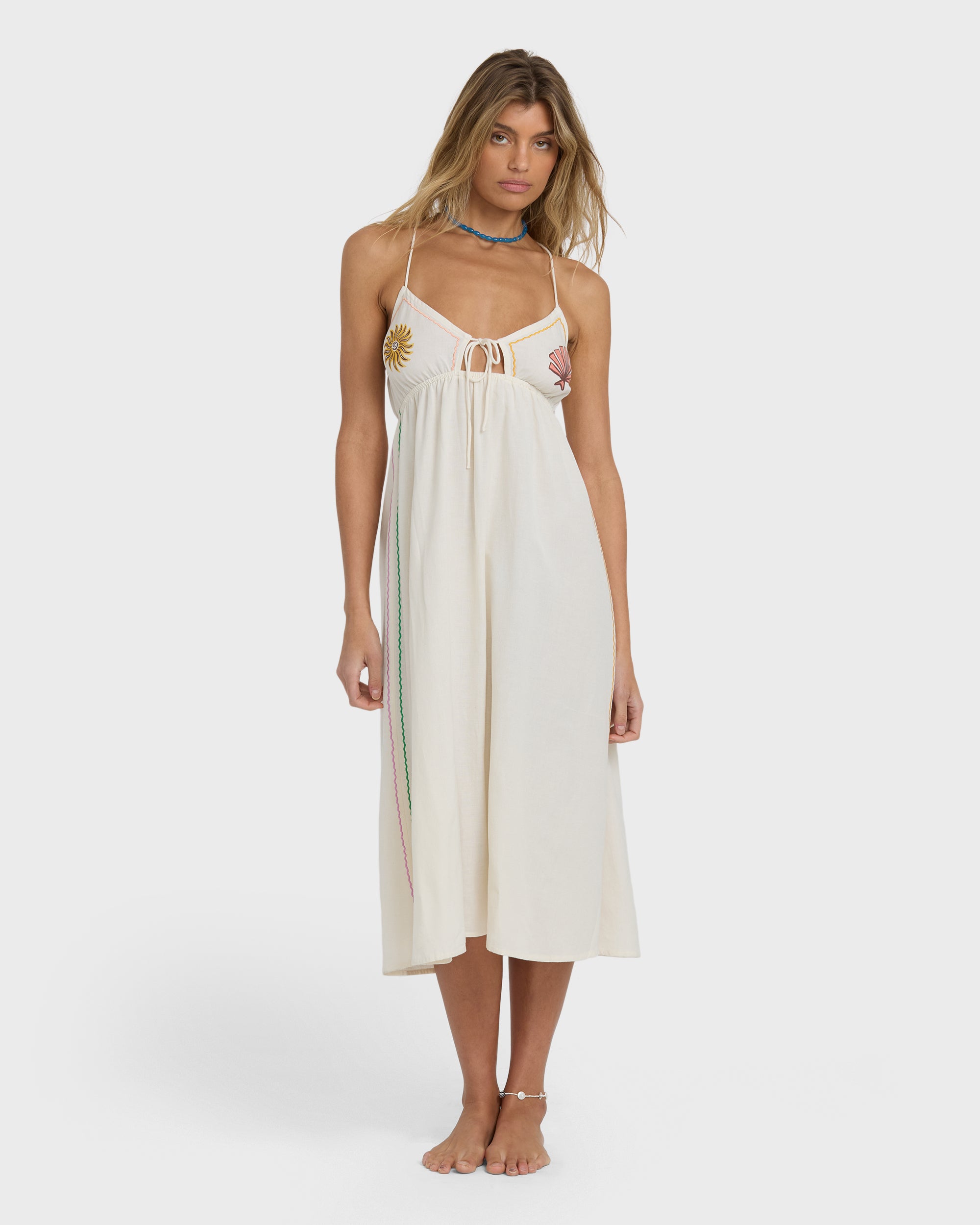 Wave Haze Midi Dress - Salt Crystal - Image 5