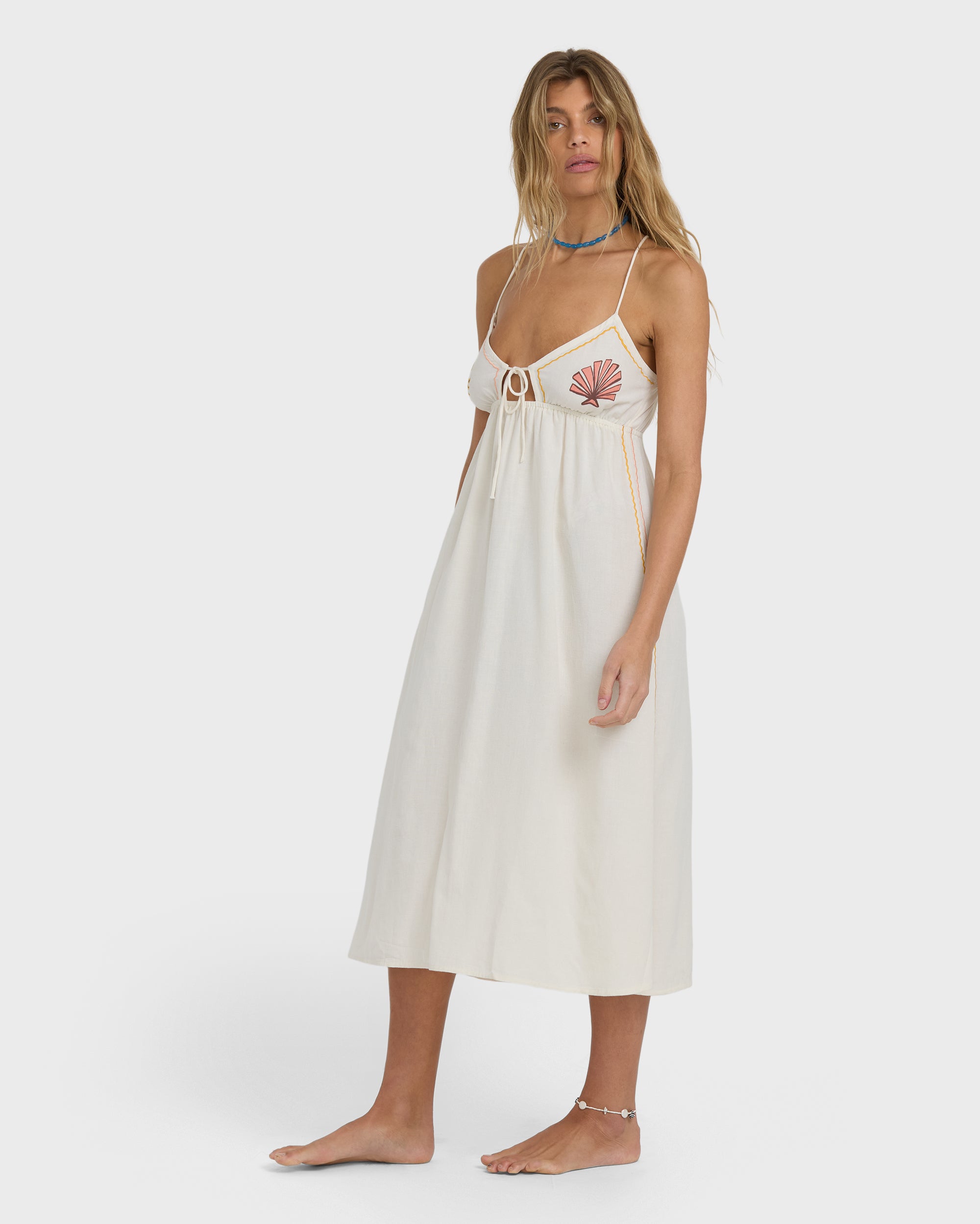Wave Haze Midi Dress - Salt Crystal - Image 4