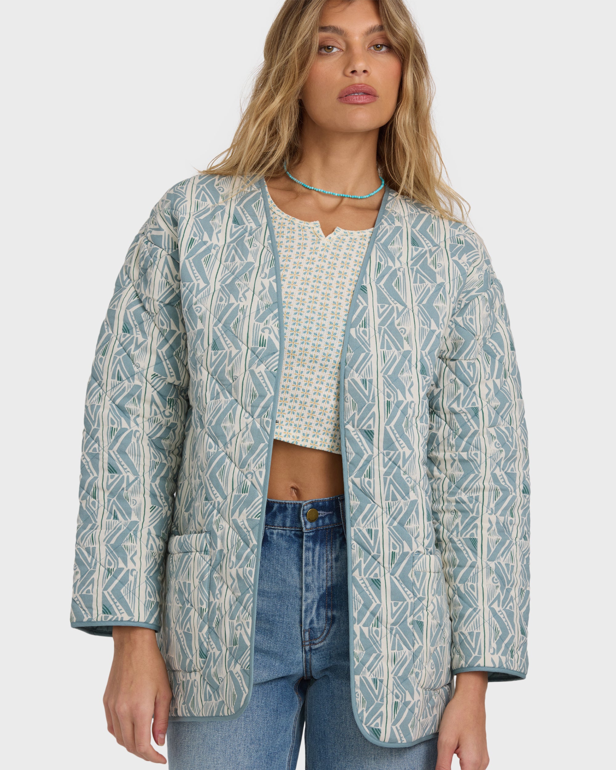 Day Dreamin Jacket - Mineral Blue - Image 3
