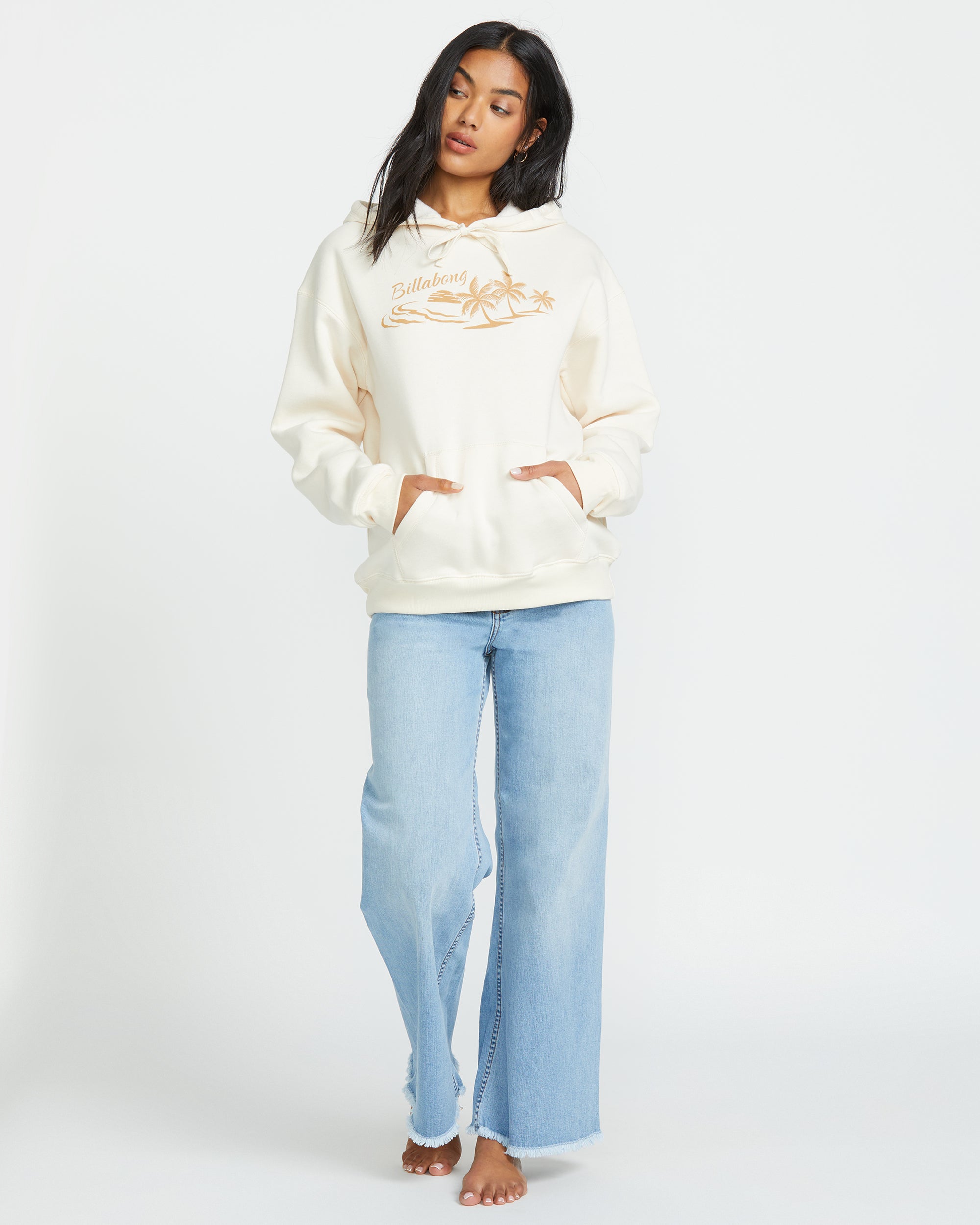 Beach Tropics Po Hoodie - Whitecap - Image 3