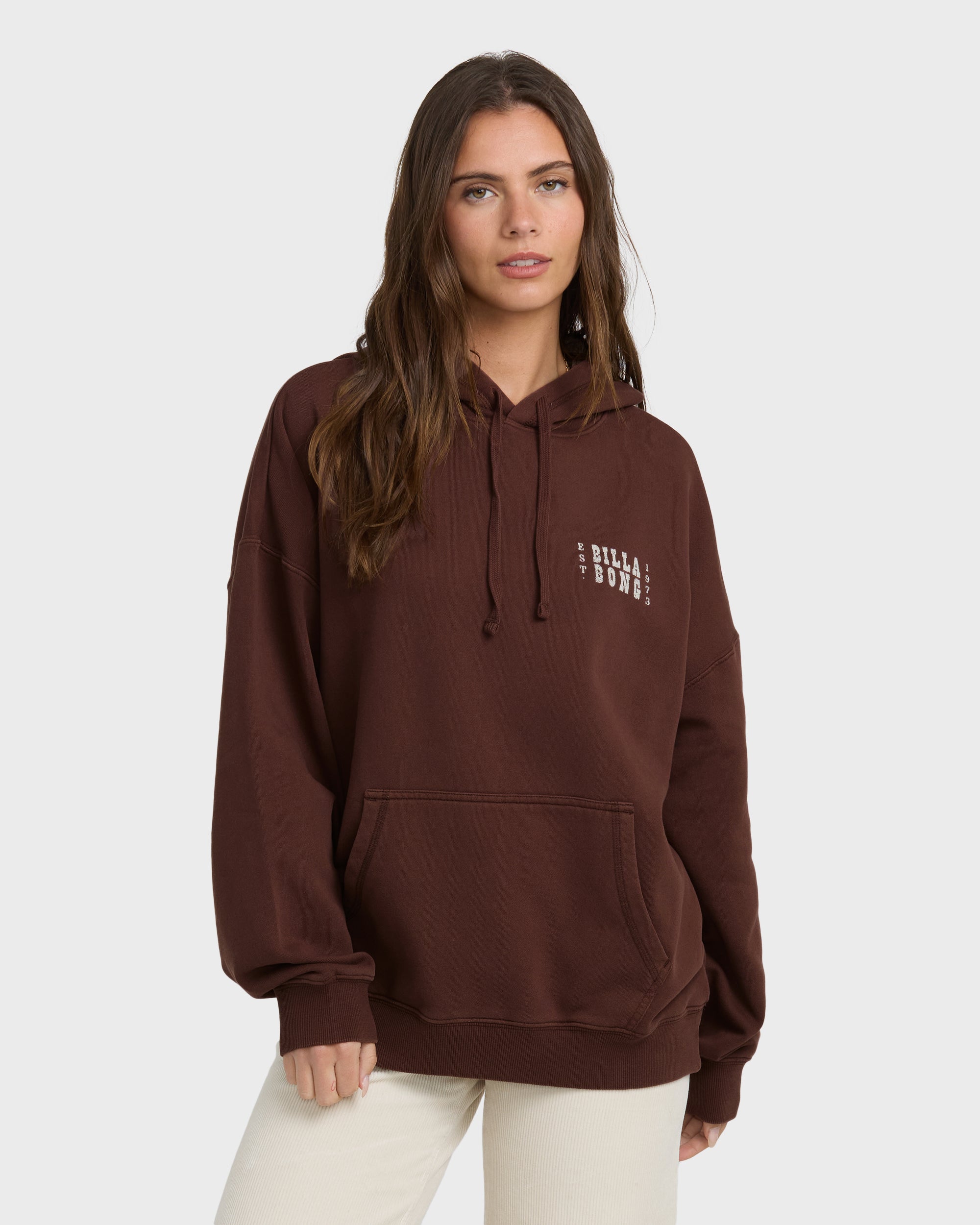 Sun & Waves Hoodie - Teak - Image 2