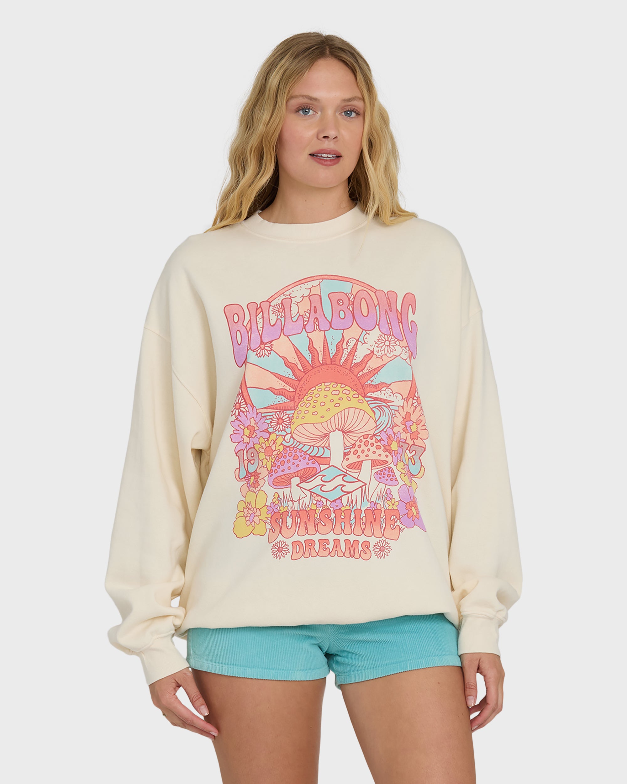 Ride In Crewneck Sweatshirt - Whitecap