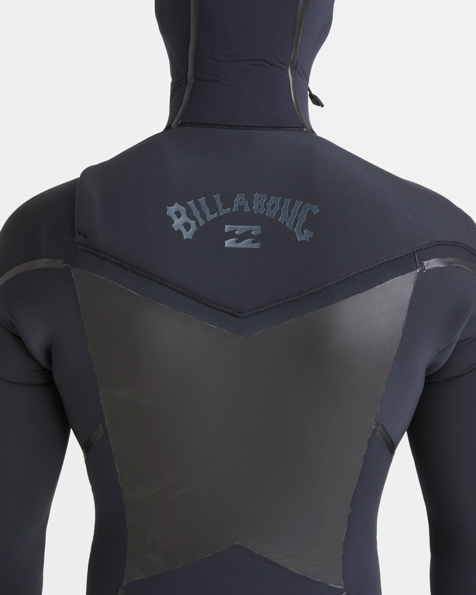 5/4mm Absolute Natural+ Upcycler Welded Chest Zip Hooded Wetsuit - Black - Image 3