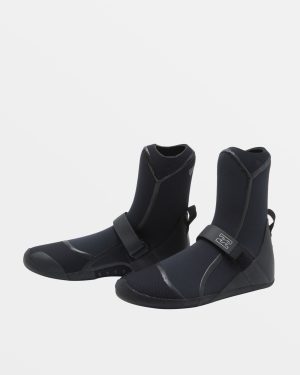 5mm Furnace Upcycler Welded Round Toe Wetsuit Boots - Black