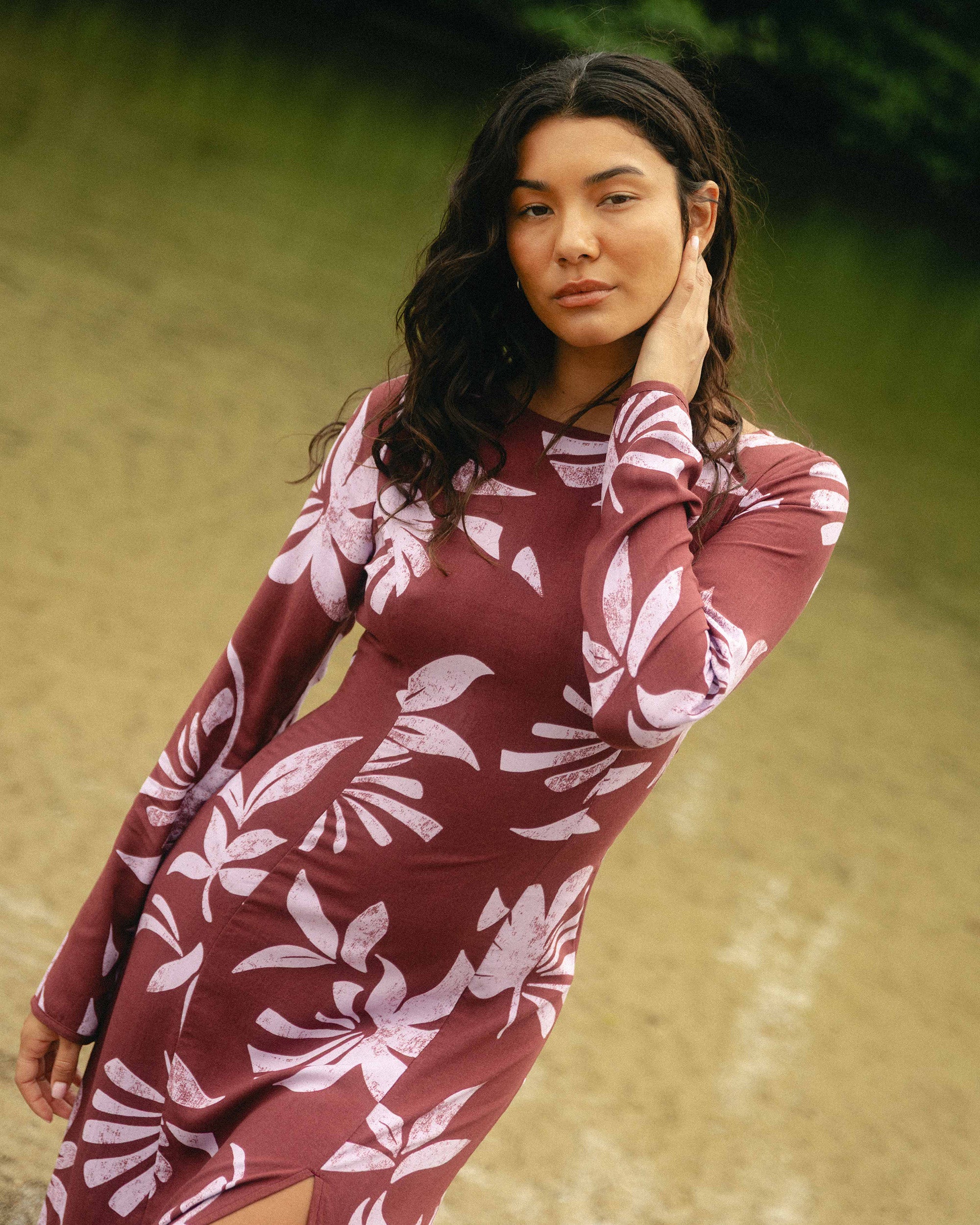 Romance You Maxi Dress - Pinot - Image 2