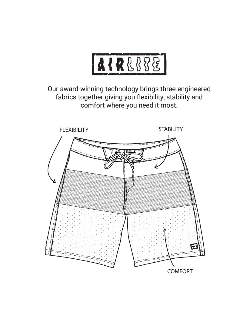 Straddie Airlite 20 Boardshorts - Navy - Image 3